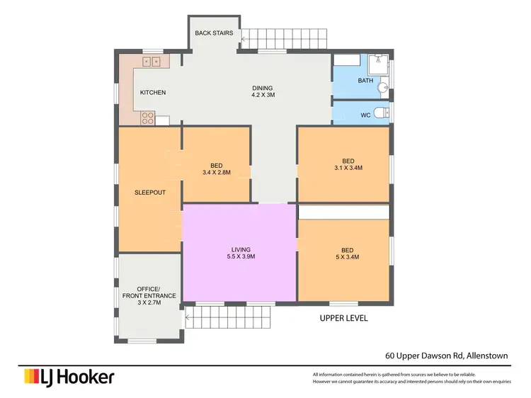 Floorplan of Homely house listing, 60 Upper Dawson Road, Allenstown QLD 4700