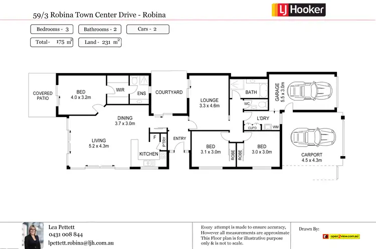 Floorplan of Homely villa listing, 59/3 Robina Town Centre Drive, Robina QLD 4226
