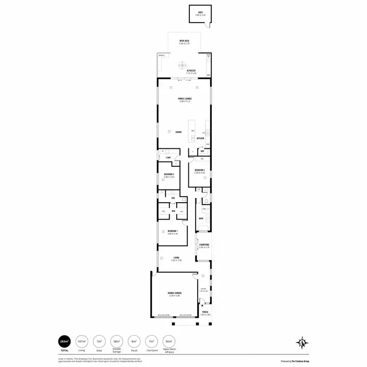 Floorplan of Homely house listing, 18A Alfred Avenue, Seaton SA 5023