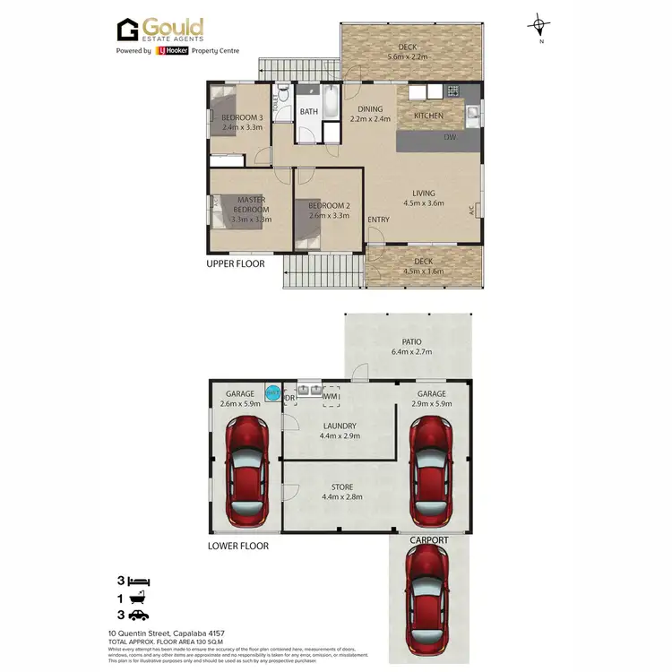 Floorplan of Homely house listing, 10 Quentin Street, Capalaba QLD 4157