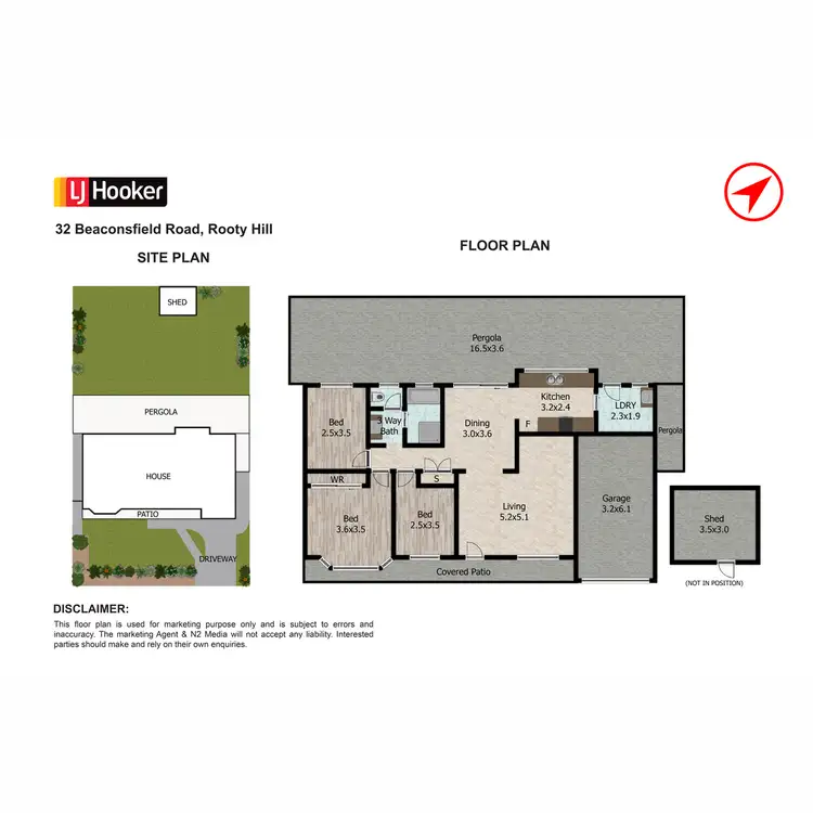 Floorplan of Homely house listing, 32 Beaconsfield Road, Rooty Hill NSW 2766