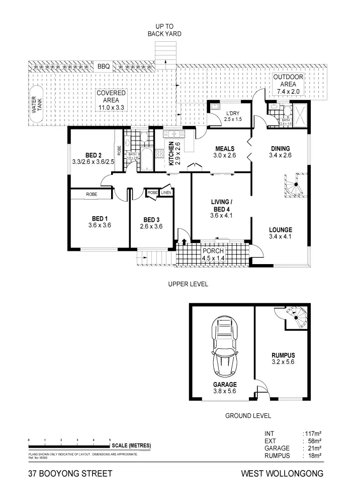 Floorplan of Homely house listing, 37 Booyong Street, West Wollongong NSW 2500
