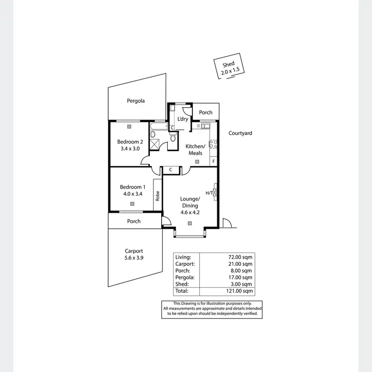 Floorplan of Homely unit listing, 4/5 Lorraine Avenue, Lockleys SA 5032
