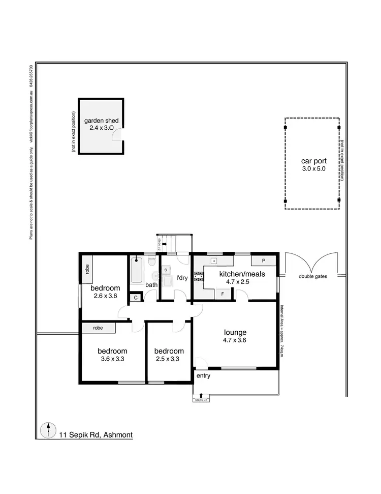 Floorplan of Homely house listing, 11 Sepik Road, Ashmont NSW 2650