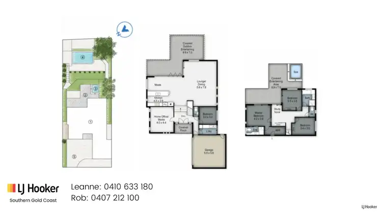 Floorplan of Homely house listing, 296 Ron Penhaligon Way, Robina QLD 4226