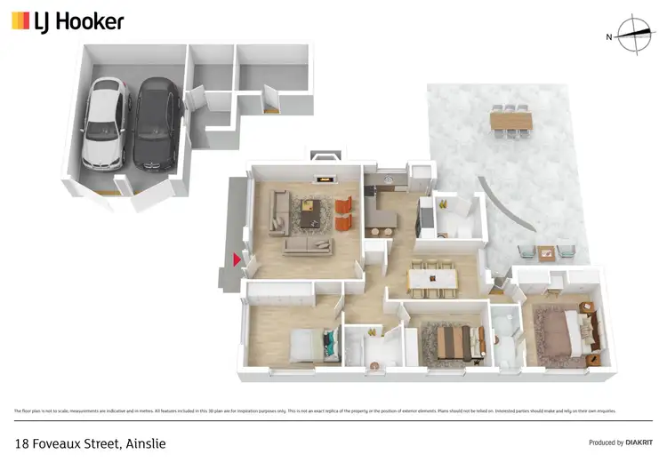 Floorplan of Homely house listing, 18 Foveaux Street, Ainslie ACT 2602