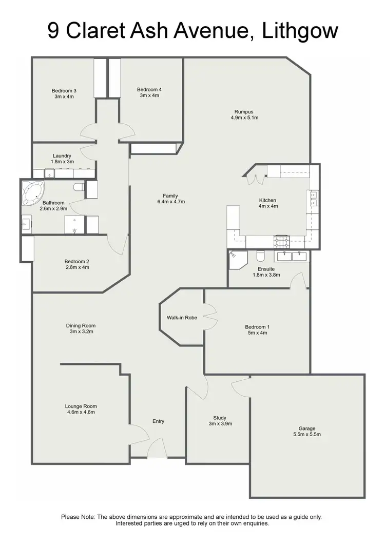 Floorplan of Homely house listing, 9 Claret Ash Avenue, Lithgow NSW 2790