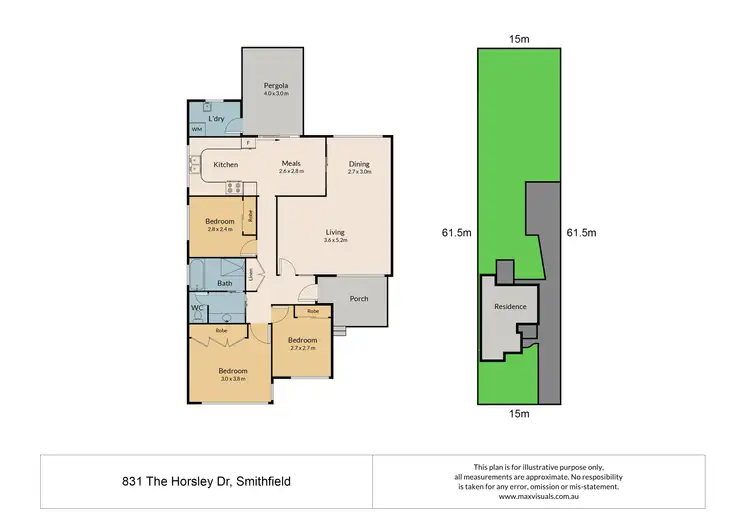 Floorplan of Homely house listing, 831 The Horsley Drive, Smithfield NSW 2164