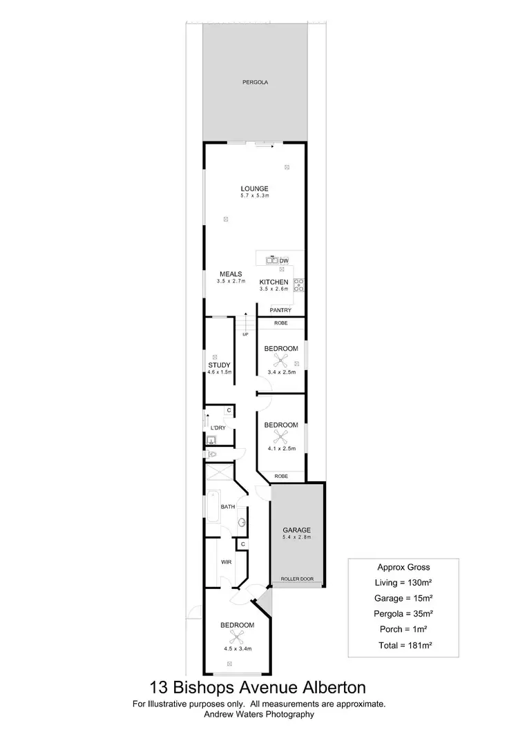 Floorplan of Homely house listing, 13 Bishops Avenue, Alberton SA 5014