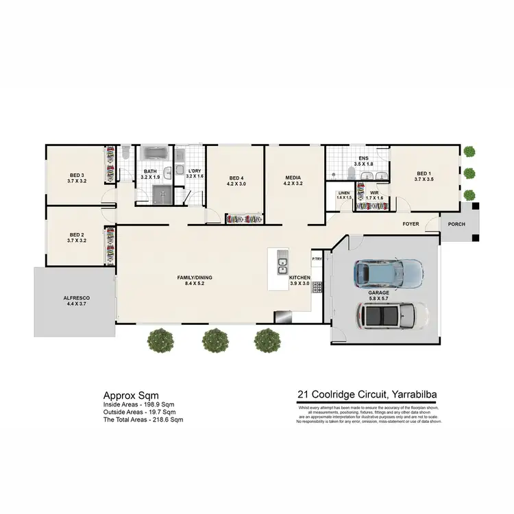 Floorplan of Homely house listing, 21 Coolridge Circuit, Yarrabilba QLD 4207