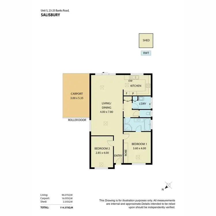 Floorplan of Homely house listing, 5/23-25 Banks Street, Salisbury SA 5108