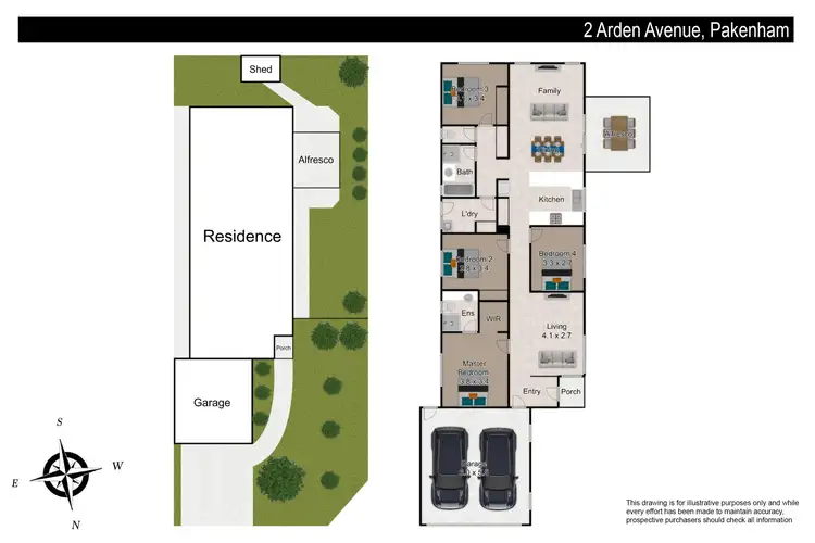 Floorplan of Homely house listing, 2 Arden Avenue, Pakenham VIC 3810