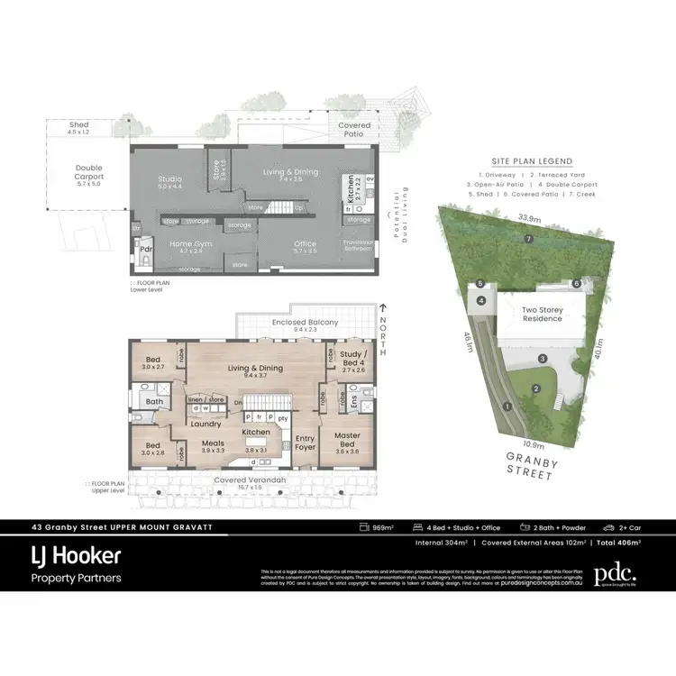 Floorplan of Homely house listing, 43 Granby Street, Upper Mount Gravatt QLD 4122