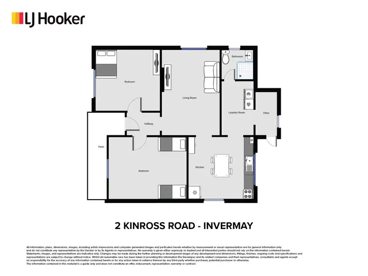 Floorplan of Homely house listing, 2 Kinross Road, Invermay TAS 7248