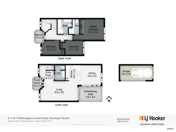 Floorplan of Homely townhouse listing, 21/18 Tallebudgera Creek Road, Burleigh Heads QLD 4220