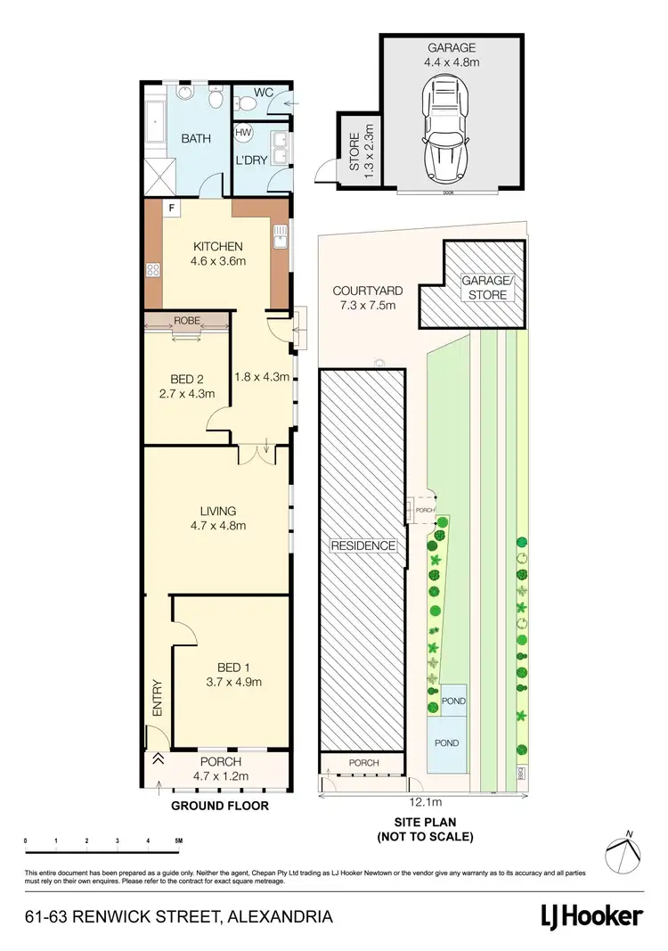 Floorplan of Homely house listing, 61-63 Renwick Street, Alexandria NSW 2015