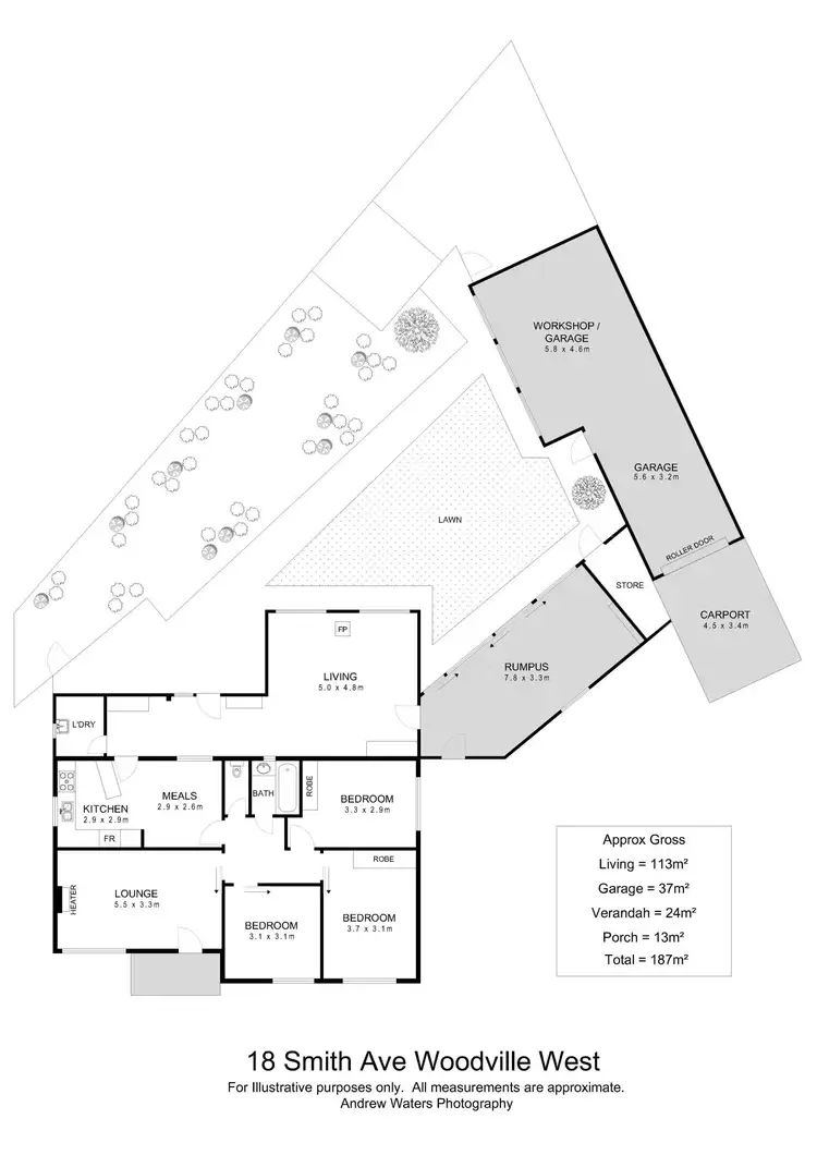 Floorplan of Homely house listing, 18 Smith Avenue, Woodville West SA 5011