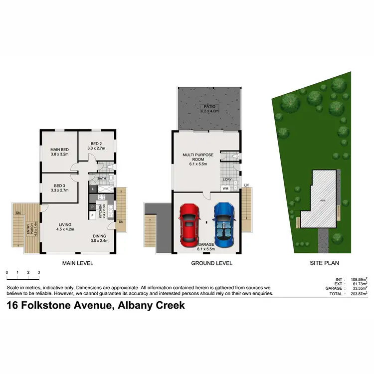 Floorplan of Homely house listing, 16 Folkstone Avenue, Albany Creek QLD 4035