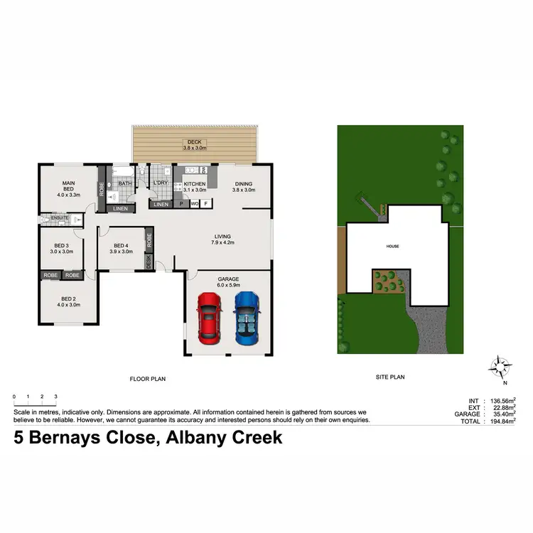 Floorplan of Homely house listing, 5 Bernays Close, Albany Creek QLD 4035