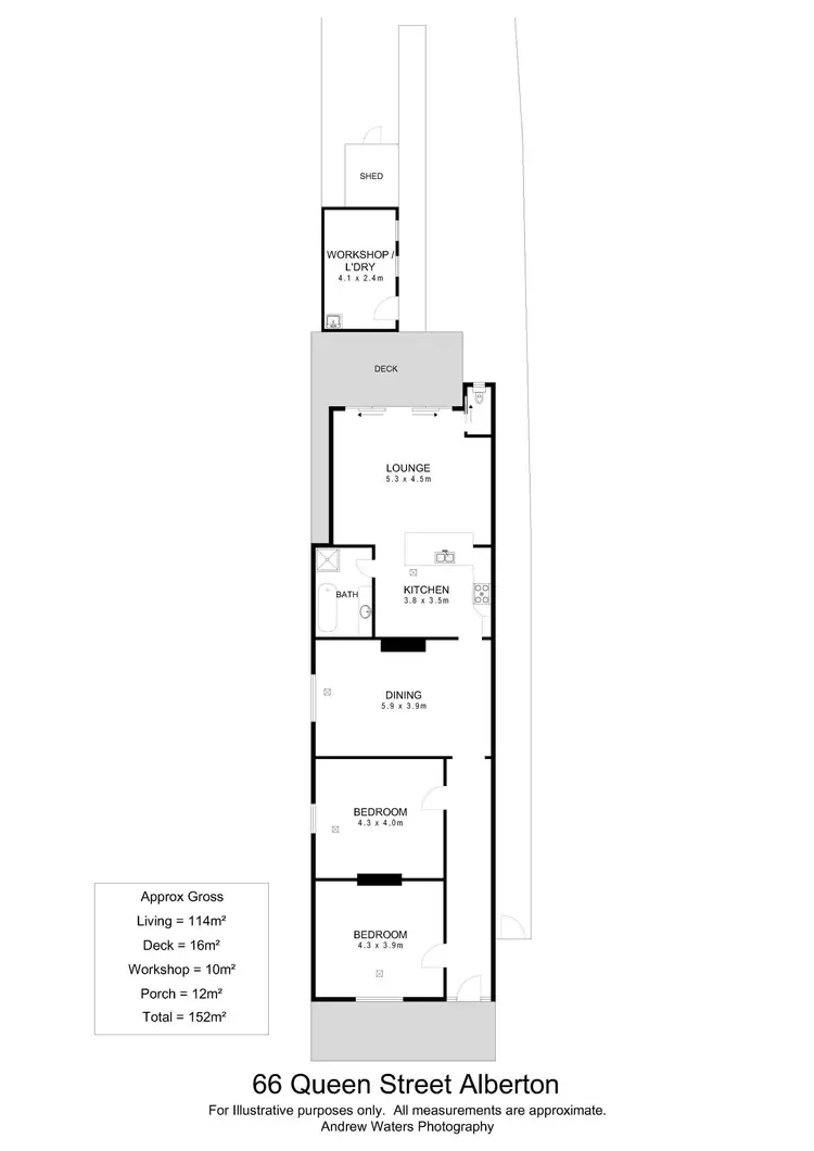Floorplan of Homely house listing, 66 Queen Street, Alberton SA 5014
