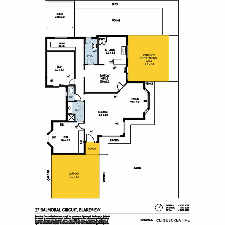 Floorplan of Homely house listing, 27 Balmoral Circuit, Blakeview SA 5114