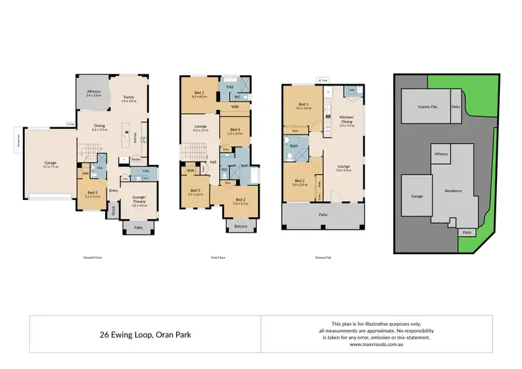 Floorplan of Homely house listing, 26 Ewing Loop, Oran Park NSW 2570