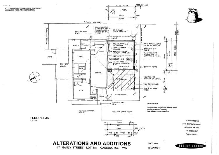 Floorplan of Homely villa listing, 47 Manley Street, Cannington WA 6107