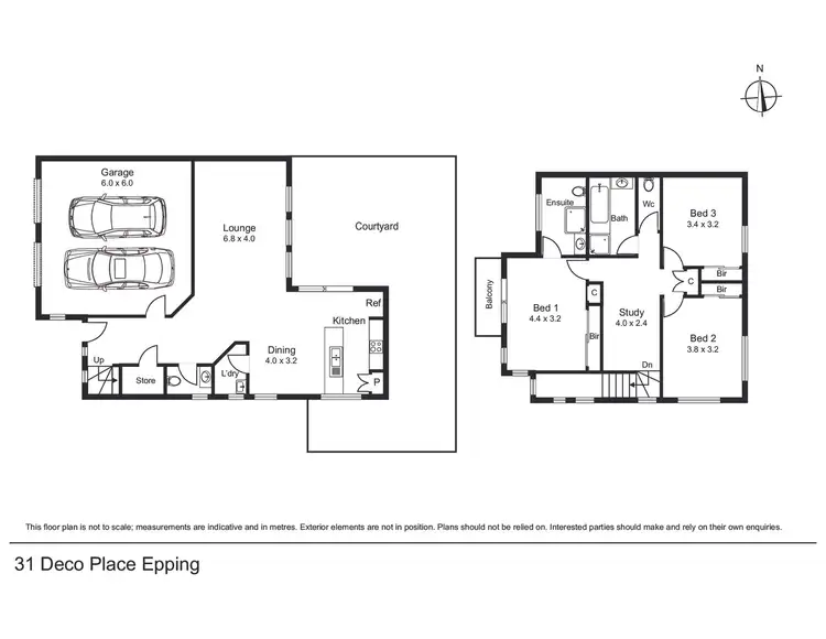 Floorplan of Homely townhouse listing, 31 Deco Place, Epping VIC 3076