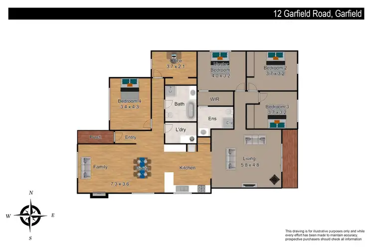 Floorplan of Homely house listing, 12 Garfield Road, Garfield VIC 3814