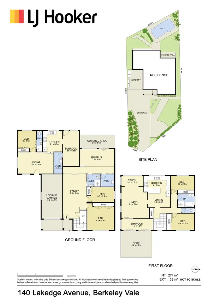 Floorplan of Homely house listing, 140 Lakedge Avenue, Berkeley Vale NSW 2261