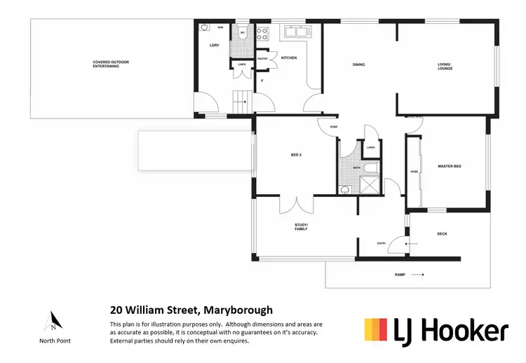 Floorplan of Homely house listing, 20 William Street, Maryborough QLD 4650