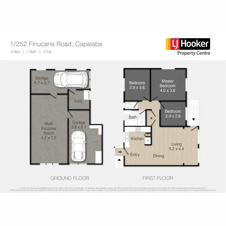 Floorplan of Homely house listing, 1/252 Finucane Road, Alexandra Hills QLD 4161