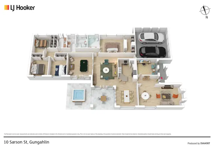 Floorplan of Homely house listing, 10 Sarson Street, Gungahlin ACT 2912