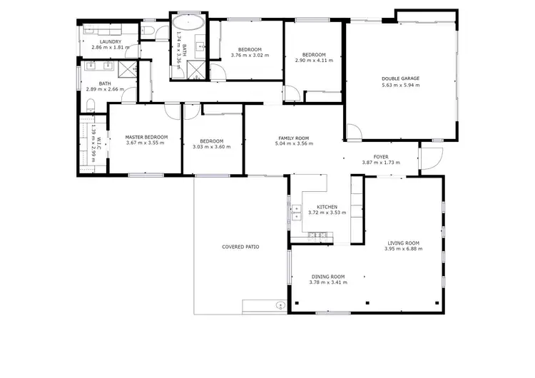 Floorplan of Homely house listing, 177 The Heights Boulevard, Pimpama QLD 4209