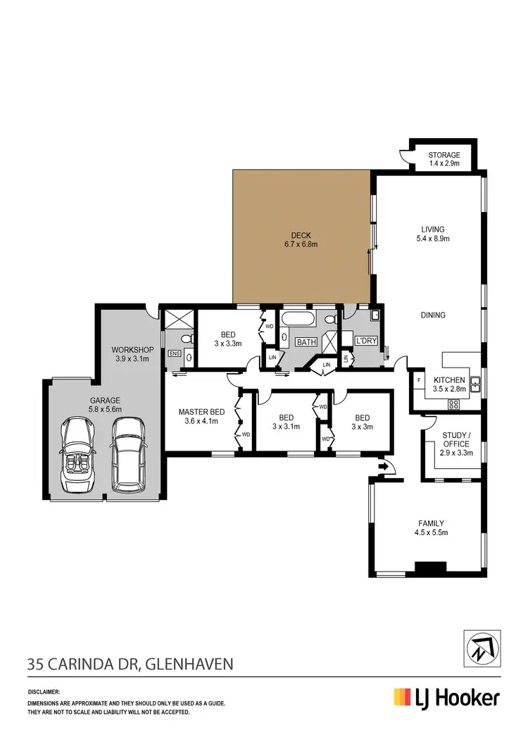 Floorplan of Homely house listing, 35 Carinda Drive, Glenhaven NSW 2156
