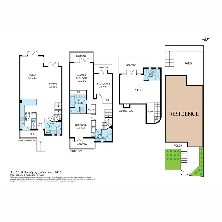Floorplan of Homely townhouse listing, Address available on request