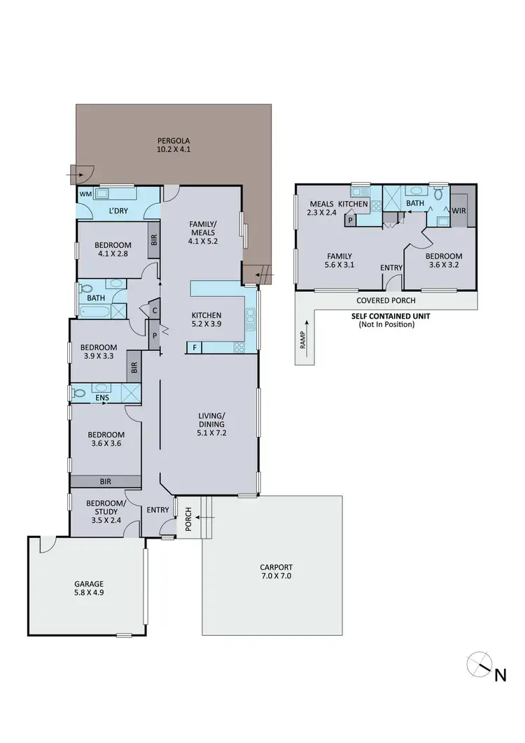 Floorplan of Homely house listing, 1210 Mountain Highway, The Basin VIC 3154