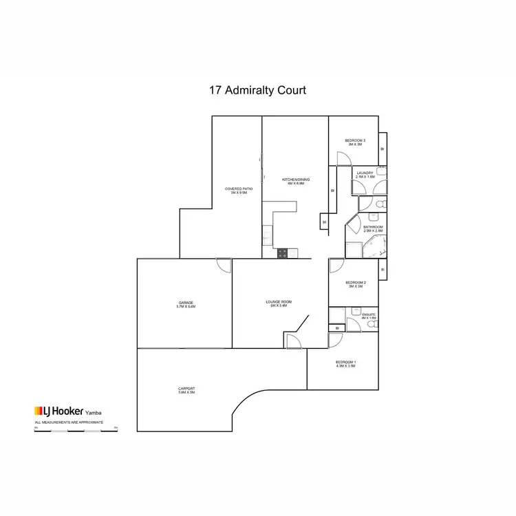 Floorplan of Homely house listing, 17 Admiralty Court, Yamba NSW 2464