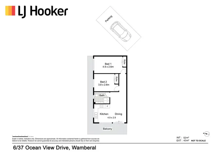 Floorplan of Homely unit listing, 6/37 Ocean View Drive, Wamberal NSW 2260