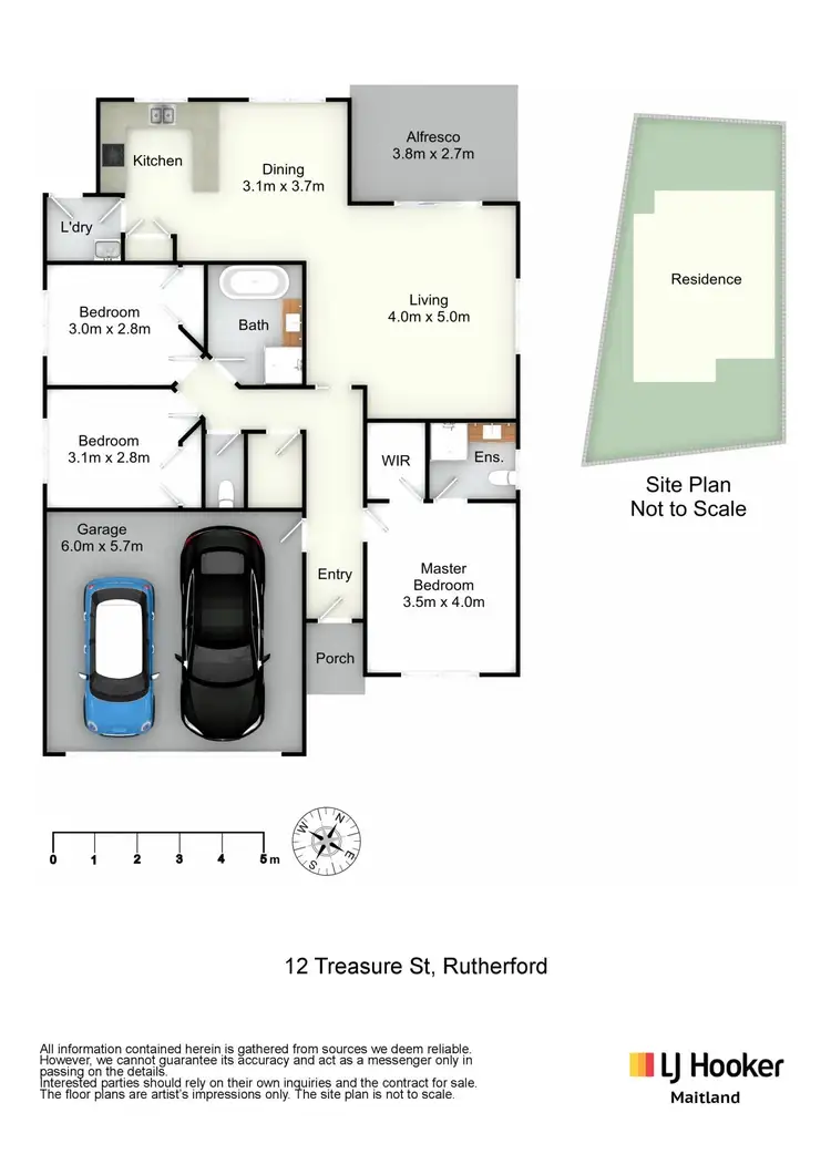 Floorplan of Homely house listing, 12 Treasure Street, Rutherford NSW 2320