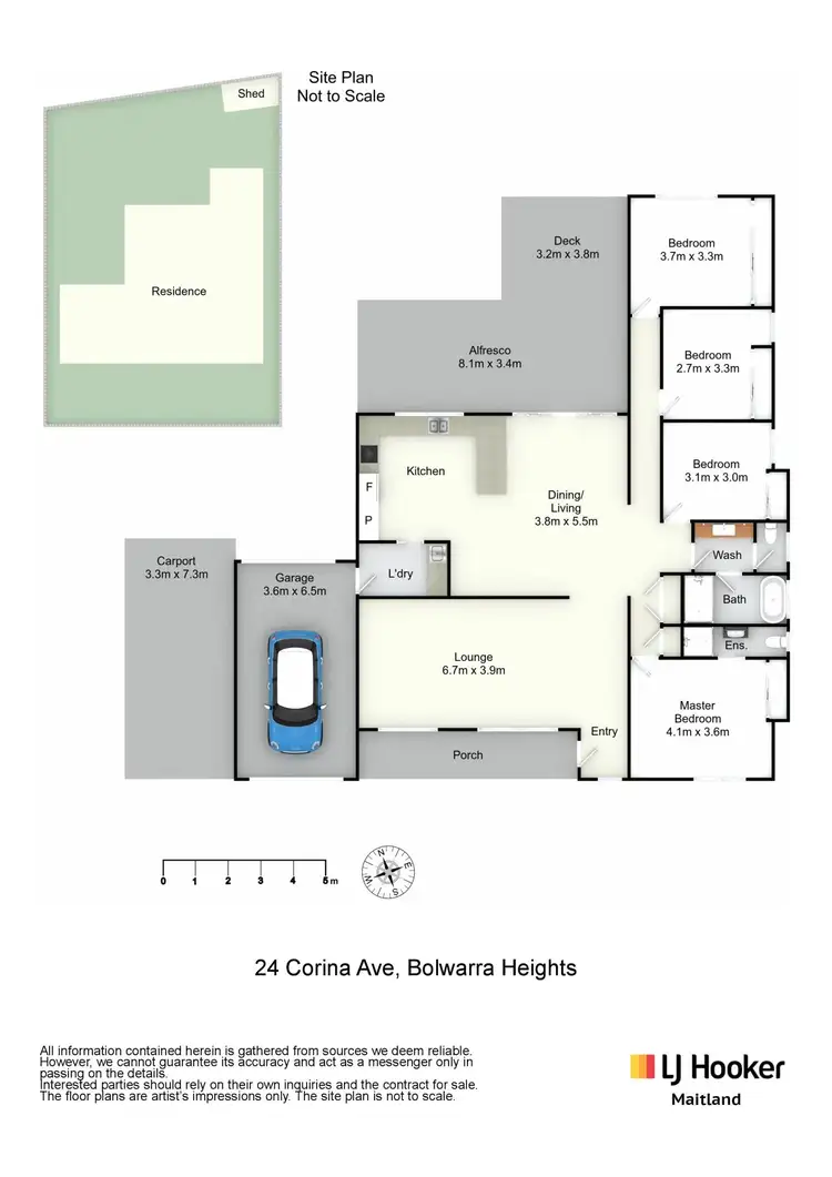 Floorplan of Homely house listing, 24 Corina Avenue, Bolwarra Heights NSW 2320