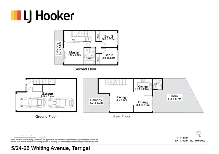 Floorplan of Homely townhouse listing, 5/24-26 Whiting Avenue, Terrigal NSW 2260