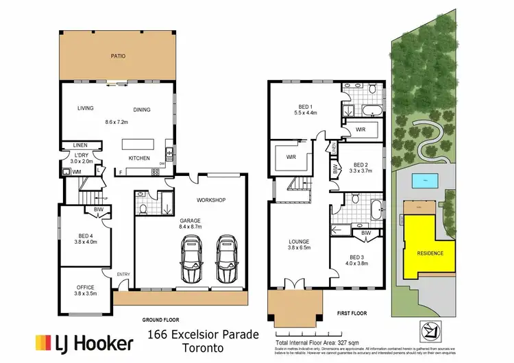 Floorplan of Homely house listing, 166 Excelsior Parade, Toronto NSW 2283
