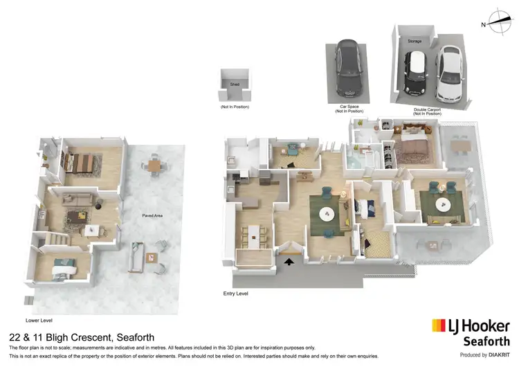 Floorplan of Homely house listing, 22 & 11 Bligh Crescent, Seaforth NSW 2092