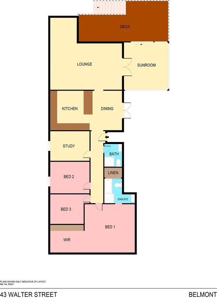 Floorplan of Homely house listing, 43 Walter Street, Belmont NSW 2280