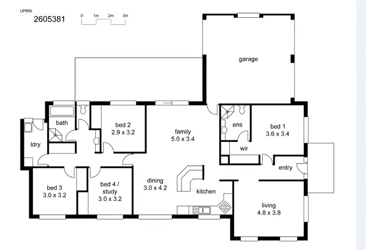 Floorplan of Homely house listing, 45 Paldi Crescent, Glenfield Park NSW 2650