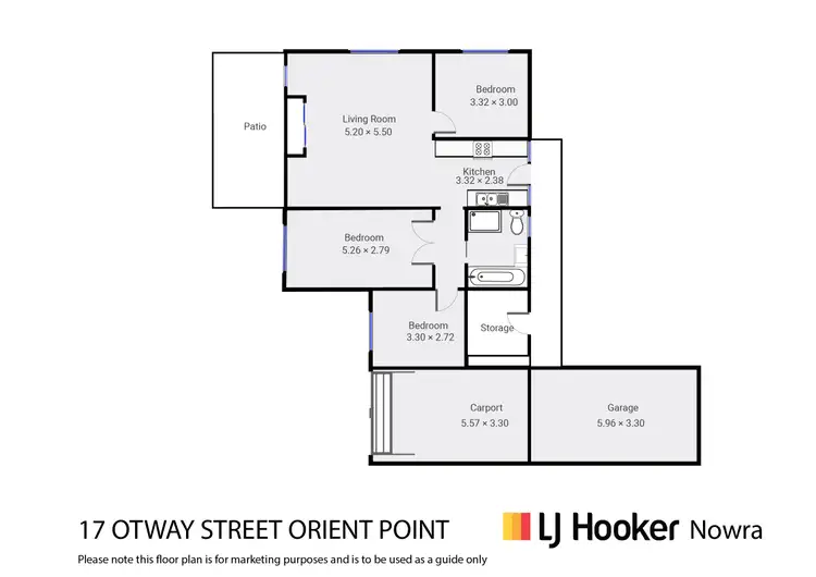 Floorplan of Homely house listing, 17 Otway Street, Orient Point NSW 2540