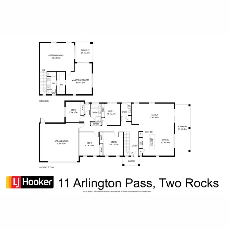 Floorplan of Homely house listing, 11 Arlington Pass, Two Rocks WA 6037