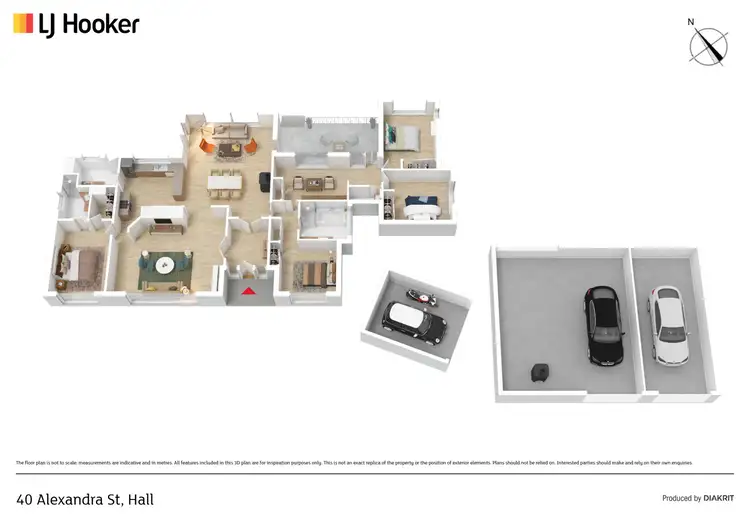 Floorplan of Homely house listing, 40 Alexandra Street, Hall ACT 2618