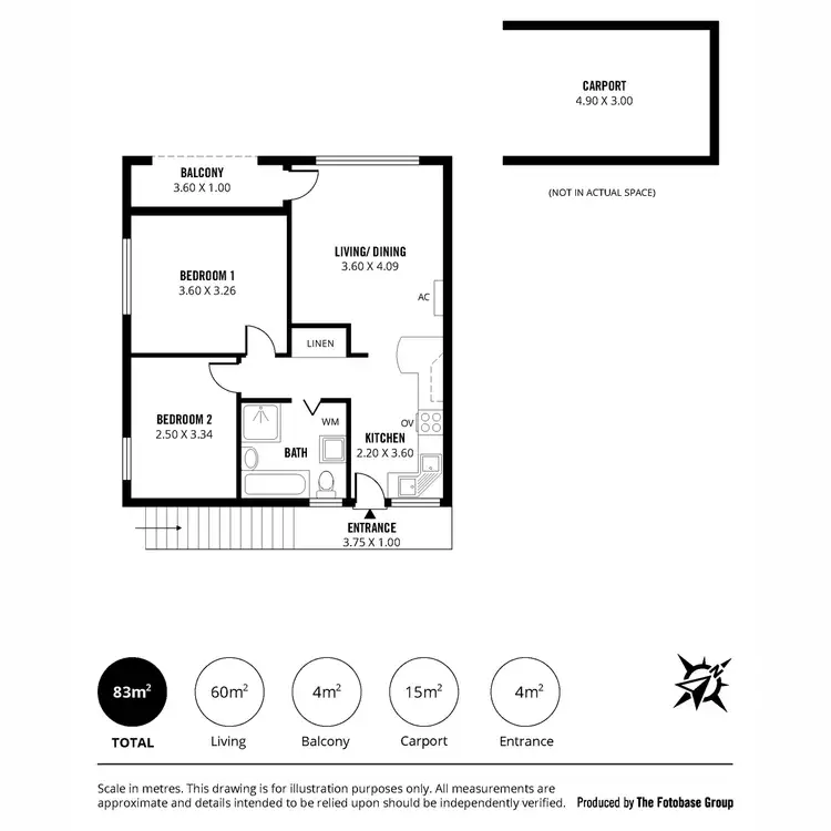Floorplan of Homely unit listing, 4/9 Regent Place, Kensington SA 5068
